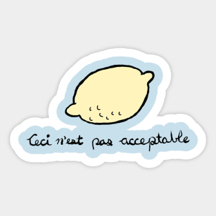 Lemongritte Sticker